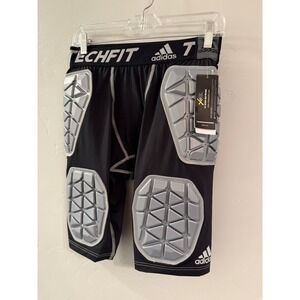 Adidas Techfit Ironskin 5‎ Padded Compression Shorts Mens Football Size Large